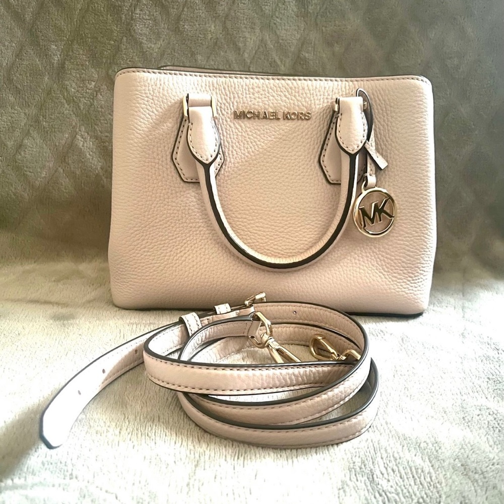 Michael Kors Camille Small Satchel (soft Pink) - Picture 1 of 12